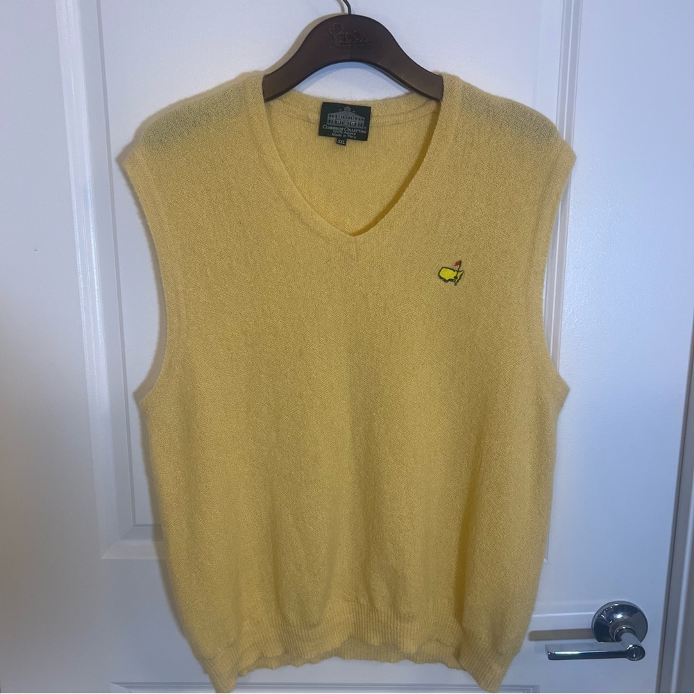 The Masters Clubhouse Collection 100% Alpaca Sweater Vest